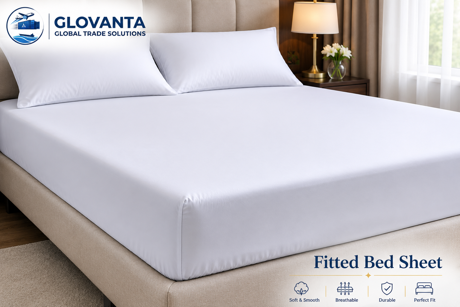 Fitted Bed Sheet export product