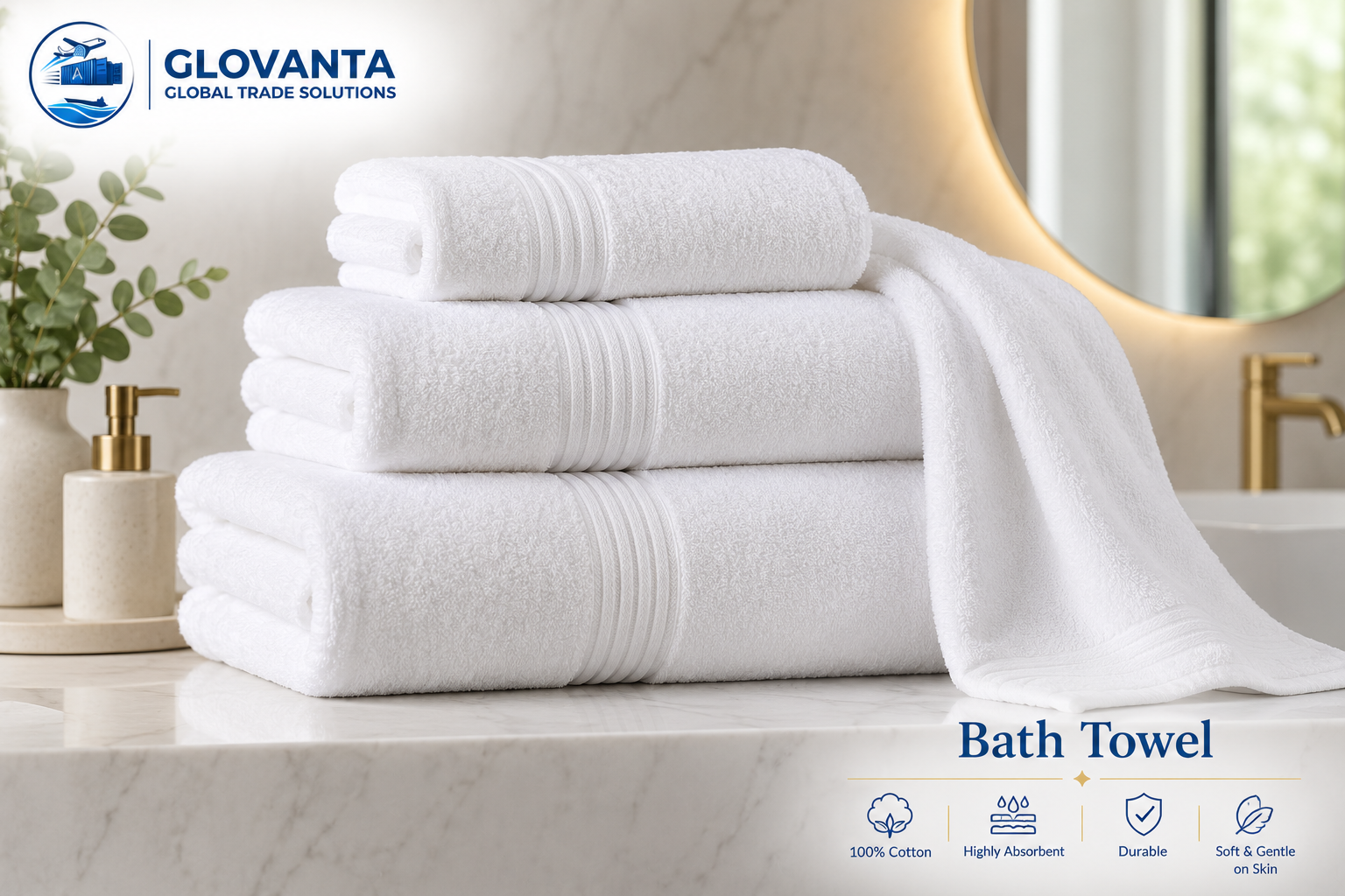 Luxury Bath Towels export product